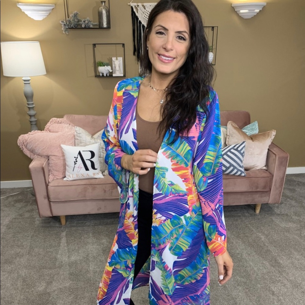 Adrienne tropical Kimono